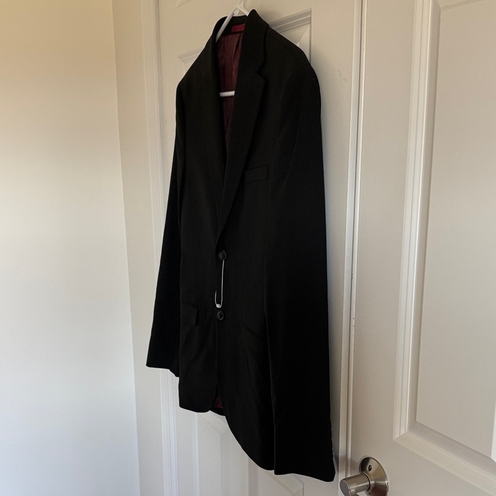 NWOT Topman Size 36R Skinny Classic Black Men's Blazer - Picture 4 of 6